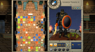 Sunken Temple: Dread Knots Armor and the Sword of Flame.