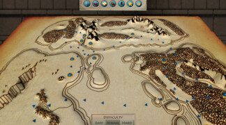 World Map: Explore three continents and many varied dungeon environments.
