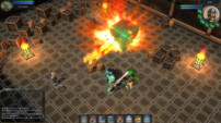 Turn based, tactical grid combat.